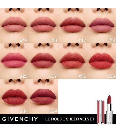 givenchy le rouge shades